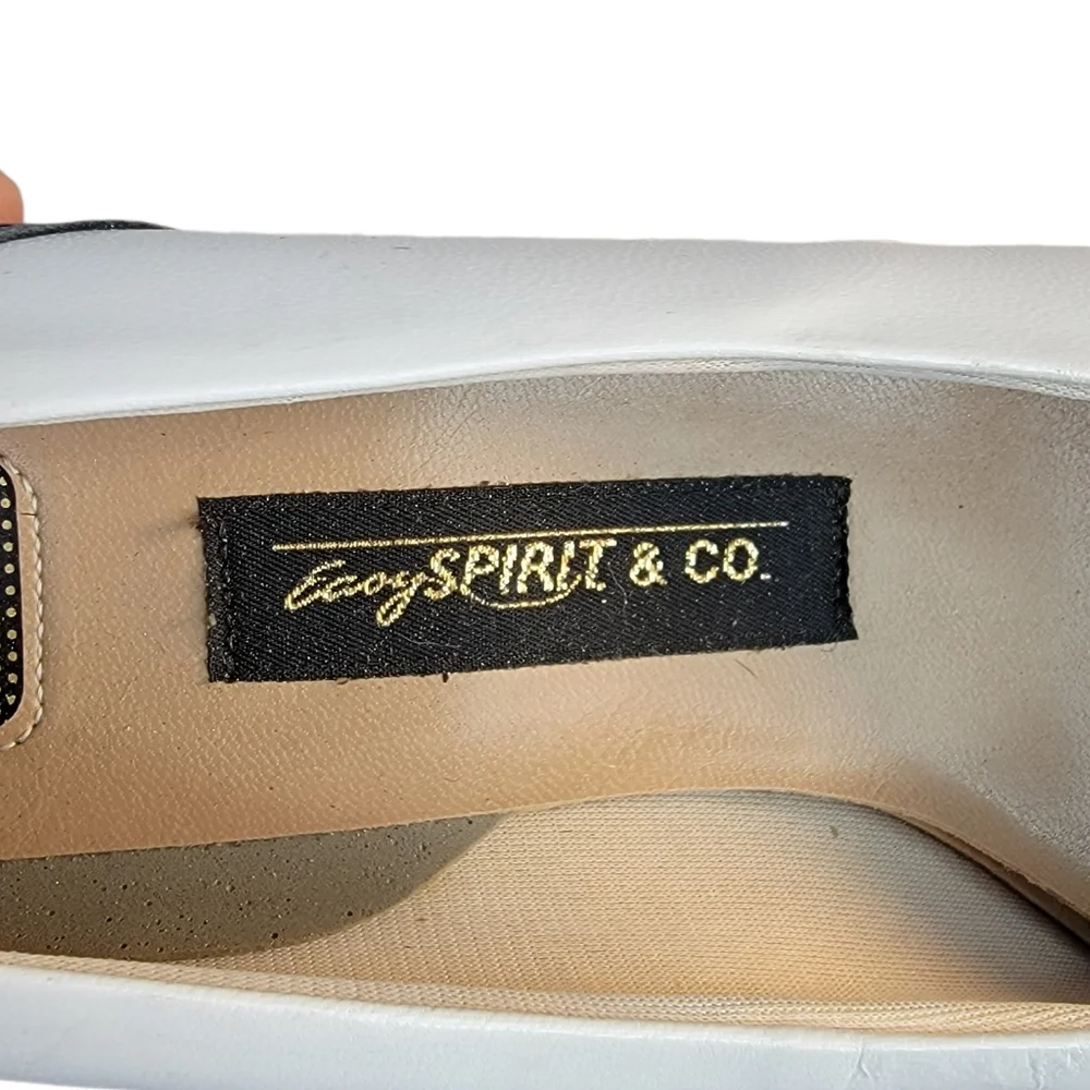 Easy Spirit Wingtip Kitten Vintage Made in USA Heels 193867 Women's Size 8 1/4 - Picture 7 of 14